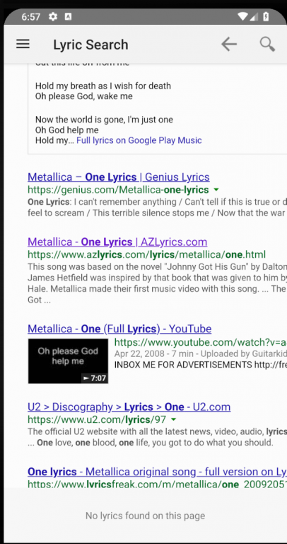 Google Is Putting Song Lyrics Right in Search Results Now