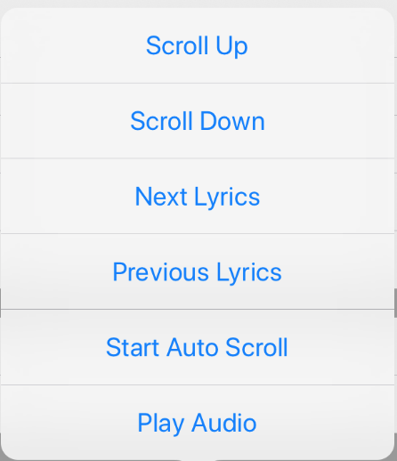 Bluetooth Pedal Settings in Setlist Helper for iOS