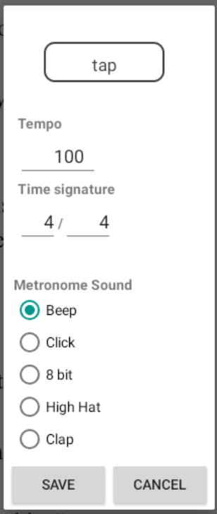 Metronome Edit